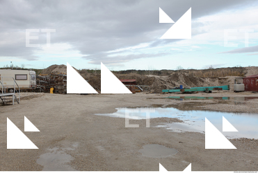 Background Gravel Quarry