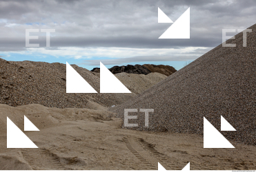 Background Gravel Quarry