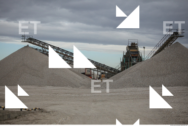 Background Gravel Quarry