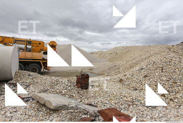 Background Gravel Quarry