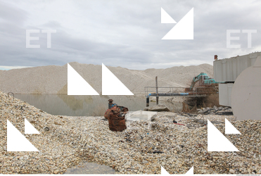 Background Gravel Quarry