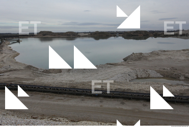 Background Gravel Quarry