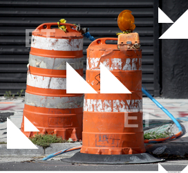 road cone damaged 0007