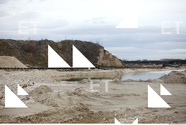 Background Gravel Quarry