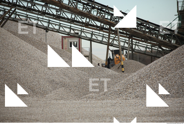 Background Gravel Quarry
