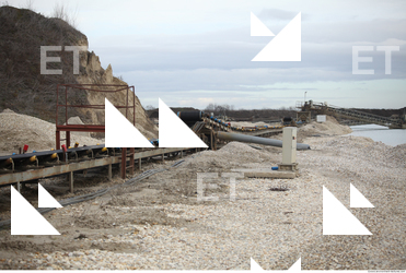 Background Gravel Quarry