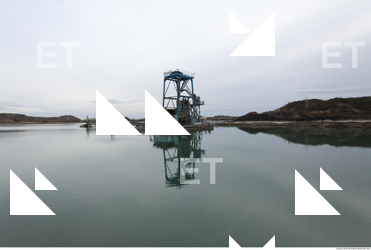 Background Gravel Quarry