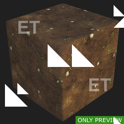 PBR substance material of forest ground created in substance designer for graphic designers and game developers