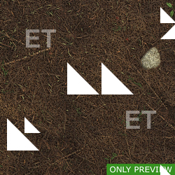 PBR substance material of forest ground created in substance designer for graphic designers and game developers