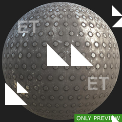 PBR substance material of metal floor rusty created in substance designer for graphic designers and game developers