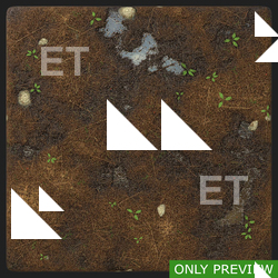 PBR substance material of forest ground wet created in substance designer for graphic designers and game developers