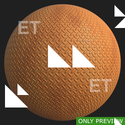 PBR substance preview metal floor rusty