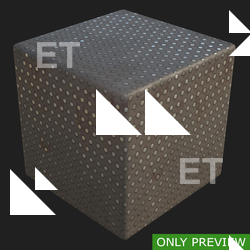 PBR substance preview metal floor rusty