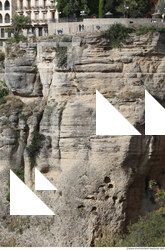 Cliffs Overgrown Rock