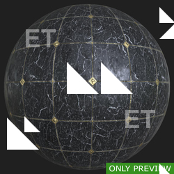 PBR substance material of marble floor created in substance designer for graphic designers and game developers