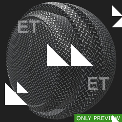 PBR substance material of metal floor industrial created in substance designer for graphic designers and game developers.