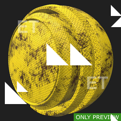 PBR substance material of metal floor rusted created in substance designer for graphic designers and game developers.