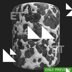 PBR substance material of ground snowy stones created in substance designer for graphic designers and game developers