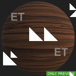 PBR substance material of fine wood created in substance designer for graphic designers and game developers