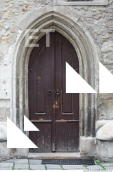 Single Old Wooden Doors