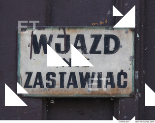 Letter and Numbers Sign