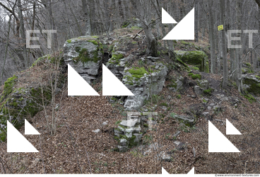 Cliffs Overgrown Rock