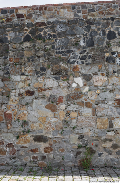 wall stones mixed size