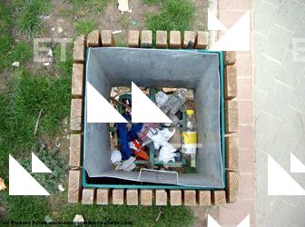 Photo Textures of Container Trash