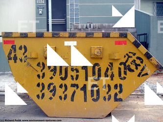 Photo Textures of Container Trash