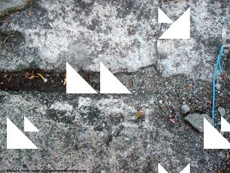 Photo Texture of Concrete Ground Damaged