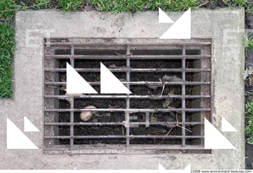 Ground Sewer Grate