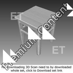 3D Scan of Chair Wooden
