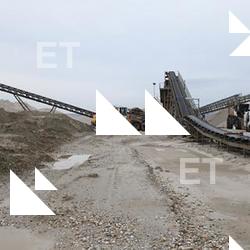 Photo Textures of Background Gravel Mining