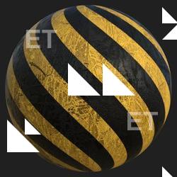 PBR Substance Material of Concrete Stripes Painted