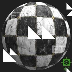 PBR Substance Material of Floor Marble #2