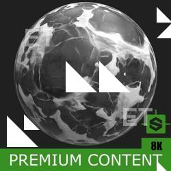 PBR Texture of Ground Snowy Stones #2