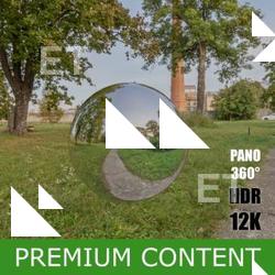 HDR Panorama 360° of Background Park