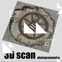 3D Scan Of Manhole Cover #4