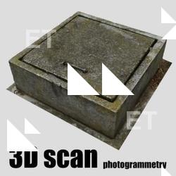 3D Scan Of Manhole Cover #8