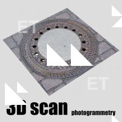 3D Scan Of Manhole Cover #10
