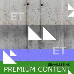 Seamless Textures of Concrete + Normal & Bump Mapping
