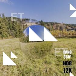 HDR Panorama 360° of Background Nature