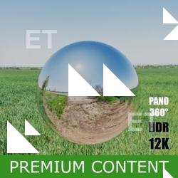 HDR Panorama 360° of Background Field