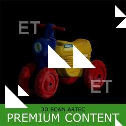 3D Scan of Motorbike Toy
