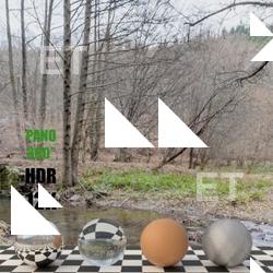 HDR Panorama 360° of Background Nature