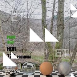 HDR Panorama 360° of Background Nature