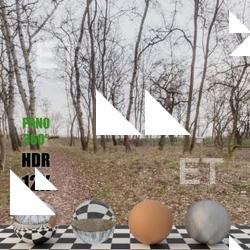 HDR Panorama 360° of Background Nature