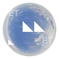 HDRi Skydome of Blue Clouded Sky 16K