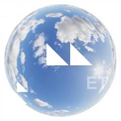 HDRi Skydome of Blue Clouded Sky 16K