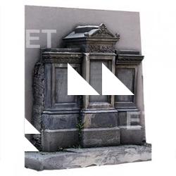 Wall Monument Clean 3D Scan #3